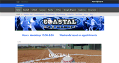 Desktop Screenshot of coastalathletics.net